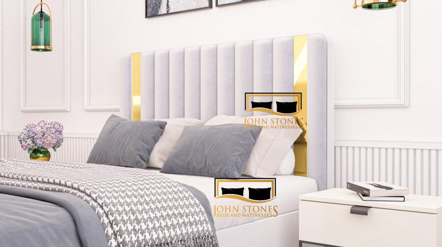 Milan Bed - White - Luxury Bedroom Furniture