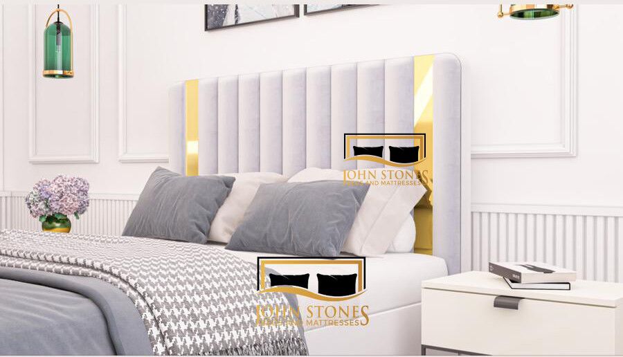 Milan Bed - White - Luxury Bedroom Furniture