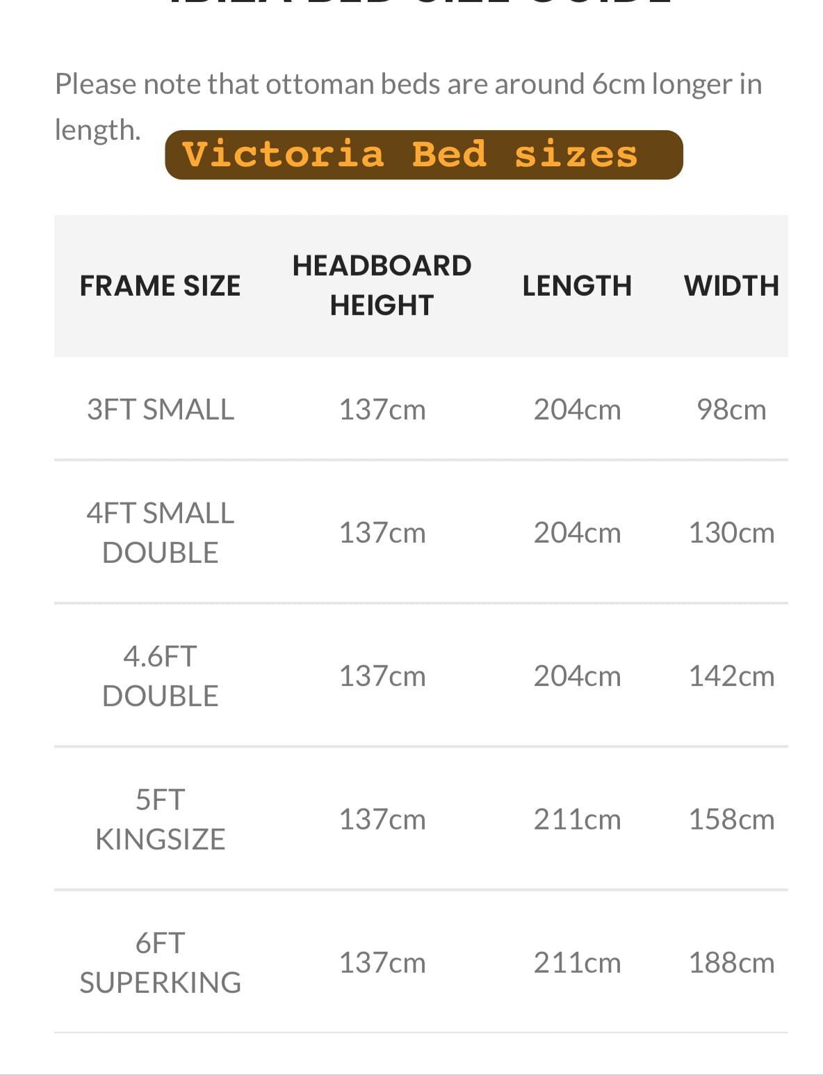 Victoria Bed